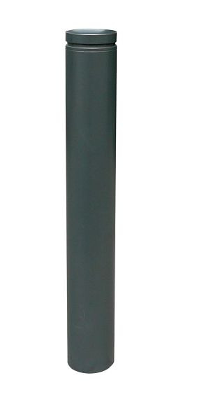 Schake style bolder stalen buis Ø 193 mm, stationair, voor plaatsing in beton met grondanker, totale lengte ca. 1400 mm, 40195B