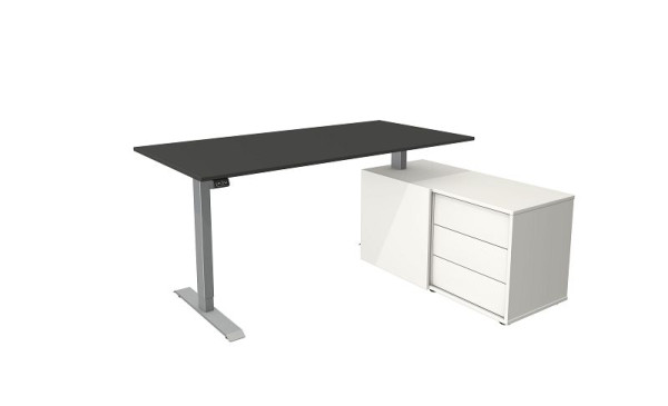 Kerkmann compleet werkstation Move 1, zilver/antraciet, 10221913