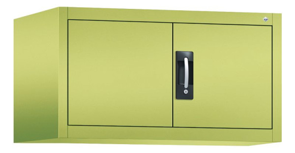 C+P opbouwkast Acurado, H500xW930xD600mm, kleur: Viridin groen / Viridin groen, verzonken handgreep, 9294-000 S10024