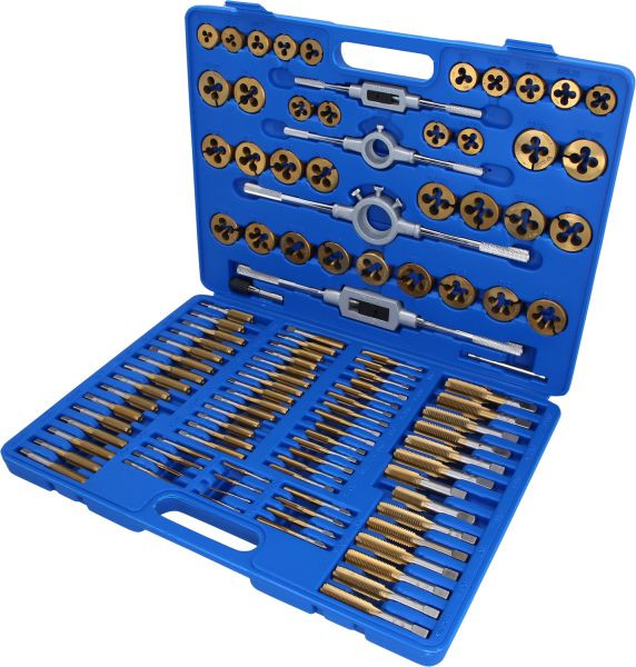 Brilliant Tools TiN-draadsnijgereedschapset, 110-delig, BT101985