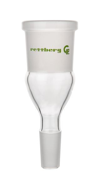Rettberg adapterhuls NS 29/32 op kern NS 19/26, gecentreerd voor rotatieverdampers, borosilicaatglas 3.3, 107000371