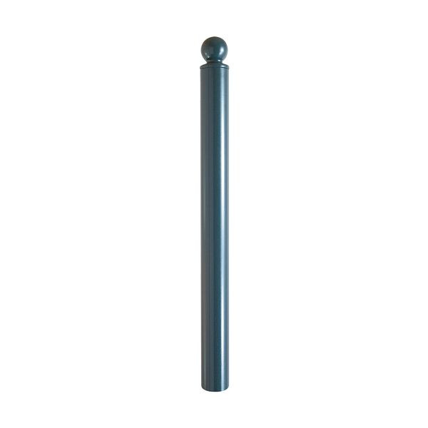 Schake slagboomstijl paal serie 484B Ø 82 mm, opklapbaar, zelfvergrendelend slot voor inzetting in beton, profielcilinderslot, 484UZHB