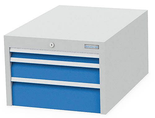 Bedrunka + Hirth onderkast T736, 1x50, 1x100 mm, lade volledig uittrekbaar 100%, 555 x 736 x 365 mm, 530.111V