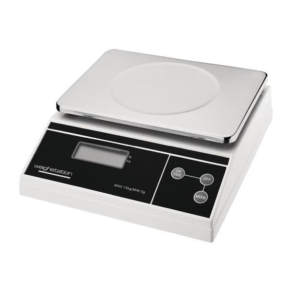 Weegstation digitale platformweegschaal 15kg, F178