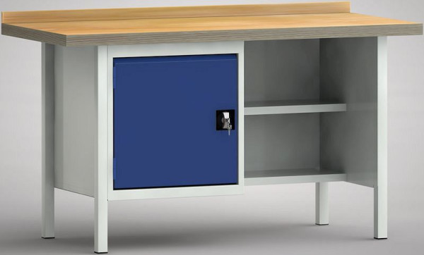 KLW standaard werkbank - 1500 x 700 x 840 mm L x D x H, WS138N-1500M40-X7026
