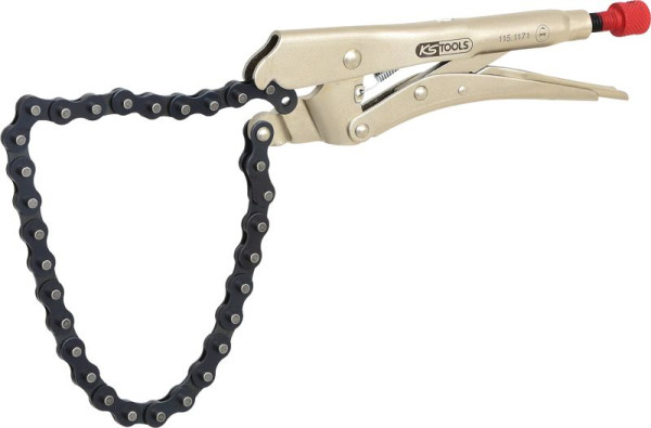 KS Tools kettinggreeptang, 220 mm, 115.1171