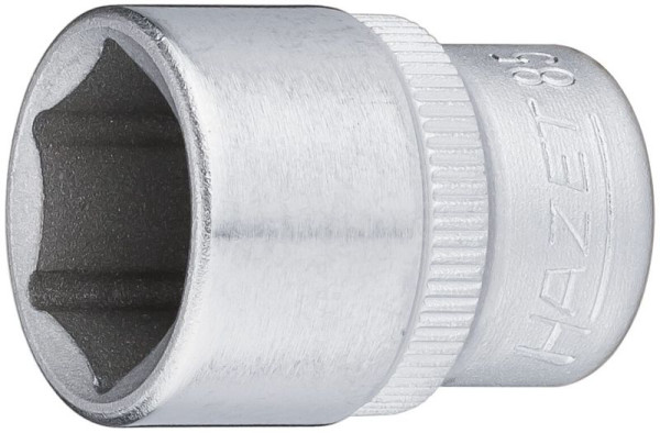 Hazet dopsleuteldop, zeskant, vierkant hol 6,3 mm (1/4 inch), uitwendig zeskant tractieprofiel, 14 mm, 850-14