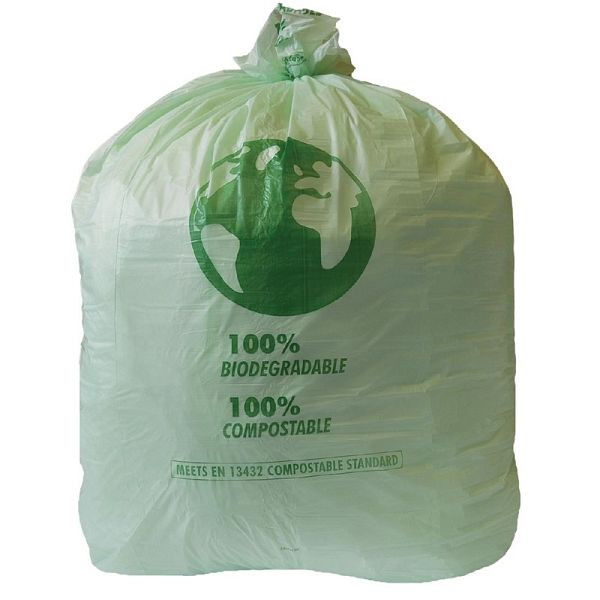 Jantex grote composteerbare vuilniszakken 90L, pak van 20, CT909