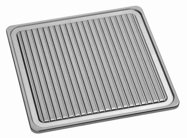 Bartscher grillplaat voor gasfornuizen, gegroefd, 296051