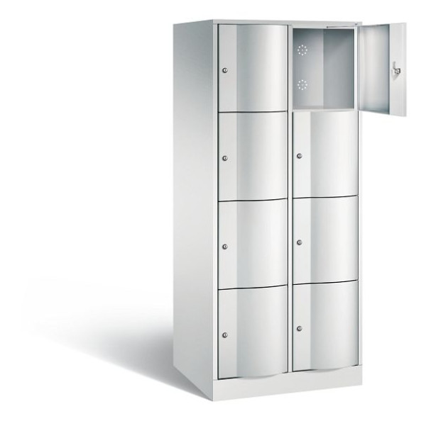 C+P XL lockerkast Resisto, H1950xB772xD640mm, kleur: lichtgrijs, 8470-273 S10012