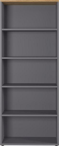 GERMANIA GW-AGENDA archiefplank 4235 grafiet / Kleinzoon eiken imitatie, breedte 80 cm, 4235-564