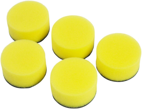 Hazet 5 stuks vervangende polijstpads, plat, Ø 50 mm, 9033M-9-010