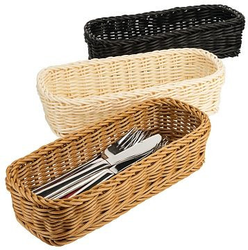 Contacto Poly bestekmand, zwart, 4788/277