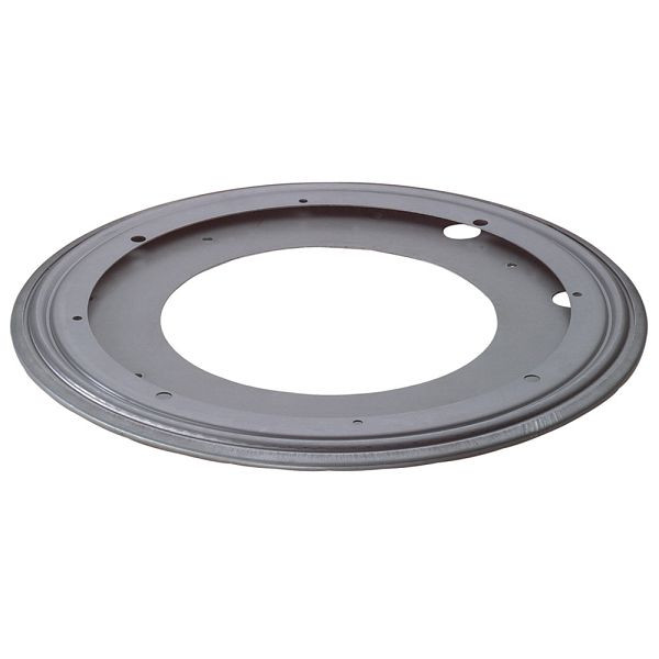 BS rollendraaikrans, draagvermogen 300 kg, dikte 8 mm, buitendiameter 306 mm, elektrolytisch verzinkt plaatstaal, VE 2 stuks, D81.306