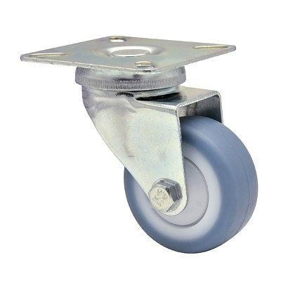 WAGNER Apparate-Lenkrolle DELUXE Durchmesser 50mm, TPR, soft, Kugellager, FDS, Tragkraft 50kg, VE: 4 Stück, 3175101