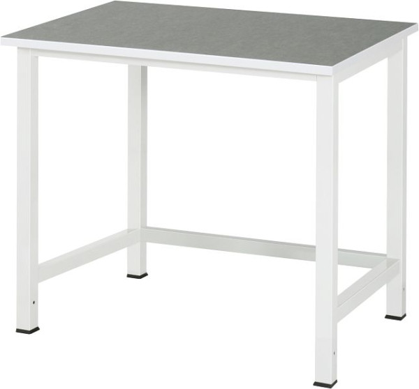 RAU werktafel serie 900, gemarmerd universeel/linoleum bekleding, 1000x825x800 mm, 03-900-1-L25-10.12