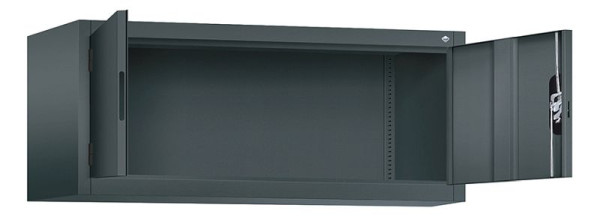 C+P bovenkast Acurado, H500xB1200xD500mm, kleur: antracietgrijs, verzonken handgreep, 9484-000 S10165
