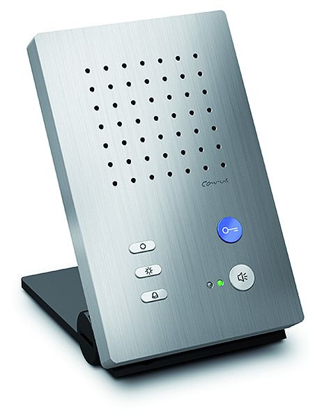 TCS audio binnenstation voor handsfree bellen Carus ADAPTO serie, tafelmodel zilver, CAI1010-0150
