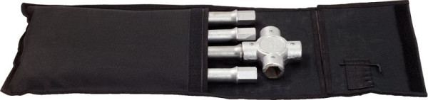 KS Tools Demontabele wielkruissleutel voor vrachtwagens, 24x27x30x32mm, 518.1161