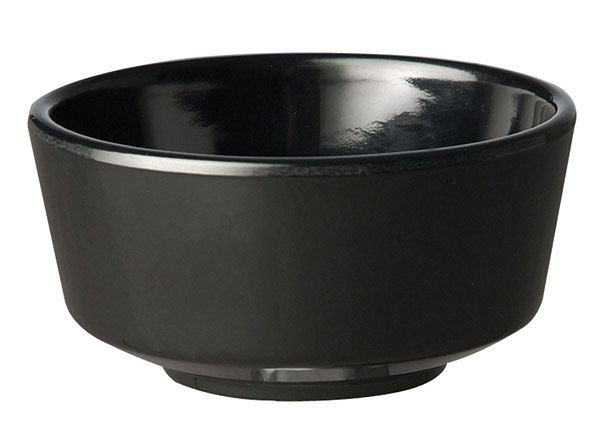 APS kom, rond -FLOAT-, Ø 20,5 cm, hoogte: 10 cm, melamine, zwart, 1,9 liter, 83909