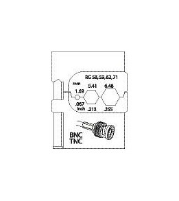 GEDORE module-inzetstuk voor coax-connectoren, 1830694