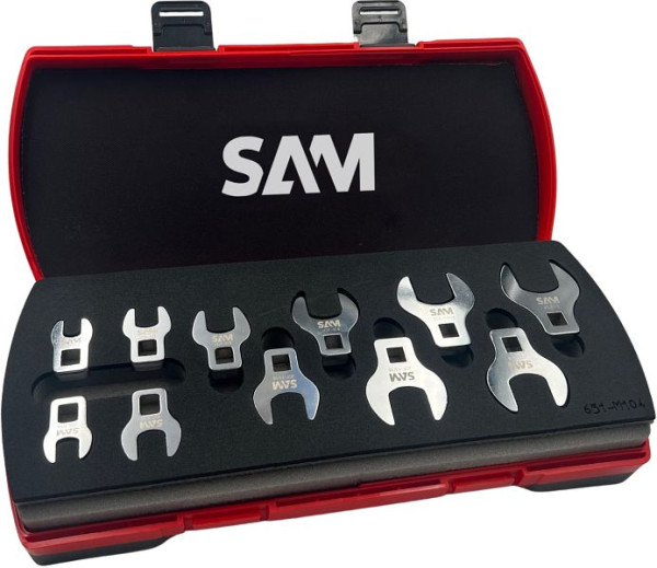 SAM gereedschapskist met 11 inch CROWFOOT 3/8'', JCF-J11P