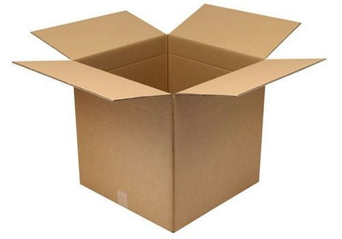 TransPak golfkartonnen vouwdoos 2-wandig, binnenmaat 500 x 500 x 500 mm, kwaliteit 2.30BC, verpakking: 20 stuks, 299365