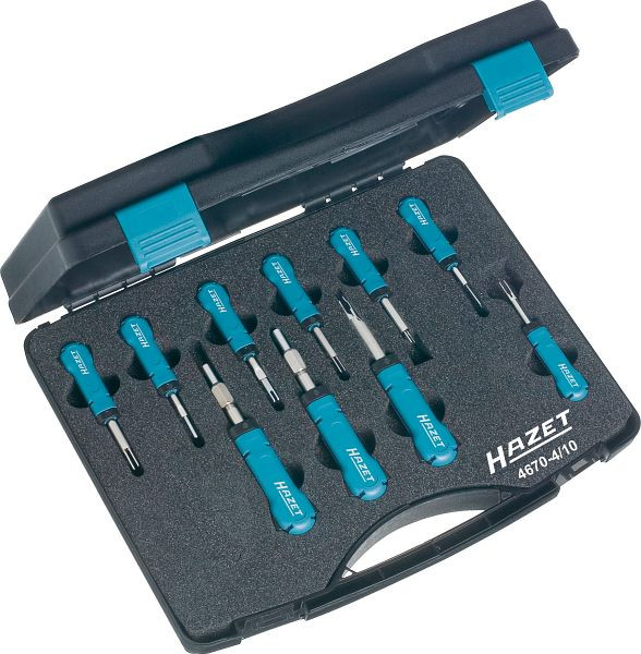 Assortiment kabelontspanner Hazet, aantal gereedschappen: 10, 4670-4/10