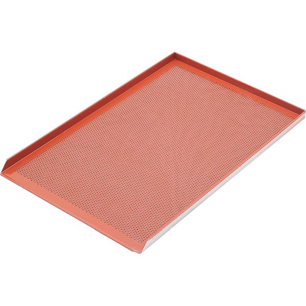 Stalgast aluminium bakplaat, geperforeerd met siliconencoating, dikte 1,5 mm, 600x400 mm, BK1164015