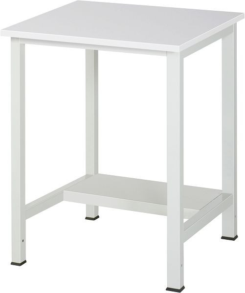 RAU werktafel serie 900, B750 x D800 x H825mm, werkblad voorzien van melamineharscoating, dikte 22mm, met plankdiepte 320mm, 03-900-3-M22-07.12