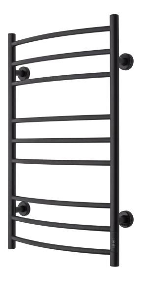 TVS elektrische handdoekradiator ELDO 9, zwart, met timer, 860 x 530 mm, ELDO9-SO