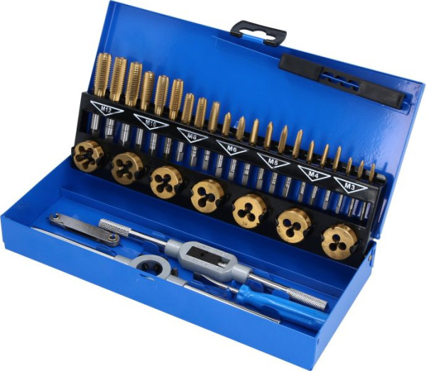 Brilliant Tools TiN draadsnijgereedschapset, 32-delig, BT101950