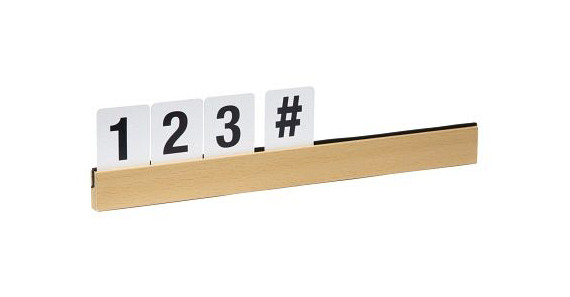 Contacto letterstrip teak, 7636/100