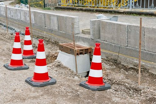Moravia ReflexCone-EU, H 500 mm, type B, rood-wit reflecterend, conform TL verkeerskegels en DIN EN 13422, 311270