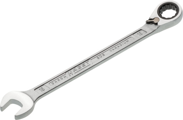 Hazet combinatieratelsleutel, extern dubbel zeskant tractieprofiel, 16 mm, 606-16
