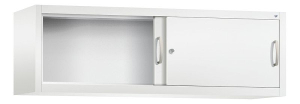 C+P bovenkast Acurado, H500xB1600xD400mm, kleur: verkeerswit, beugelgreep, 1 niveau, 2144-00 S10105