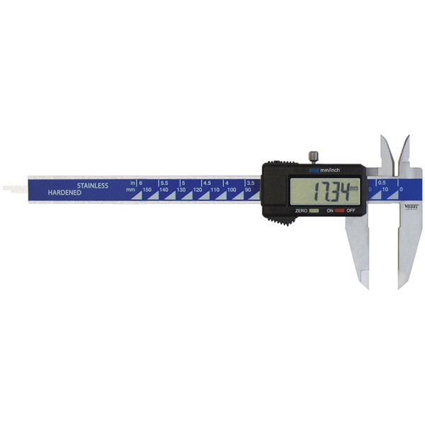 Vogel Germany elektronische digitale schuifmaat voor linkshandigen, 150 mm / 6 inch, 202037