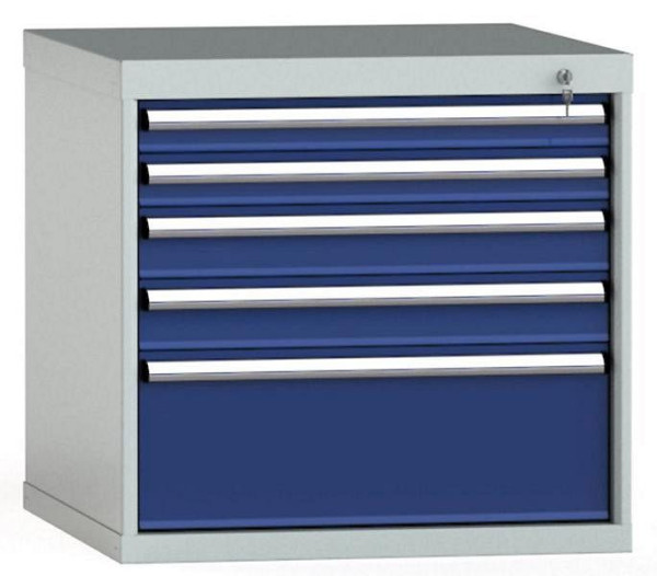 KLW ladekast 700 x 725 x 750 mm H x B x D, inbouwmaten: 600 mm, indeling: 36x36 stuks, SGB0700-05EP-001