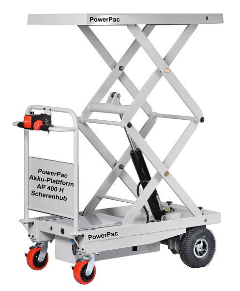 PowerPac AKKU platformwagen belastbaar tot 400 kg, AP400H