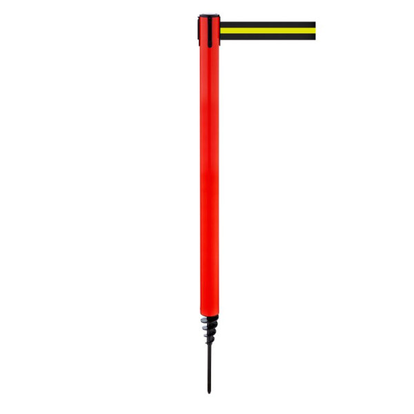 Stein HGS HGS personengeleidingssysteem -P-Line Outside-, rood, zwart/geel/zwart horizontaal (gestreept), met riemeindstuk (standaard), 37687-0501
