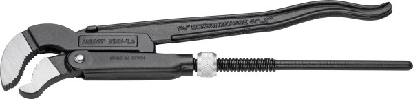 Hazet hoekbuistang, norm: DIN 5234, oppervlak: gepoedercoat, bek blank, lengte: 416 mm, 2183-1,5
