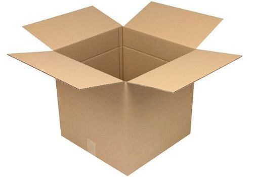 TransPak golfkartonnen vouwdoos 1-wandig, binnenmaat 400 x 400 x 400 mm, kwaliteit 1.30C, VE 25, 299280