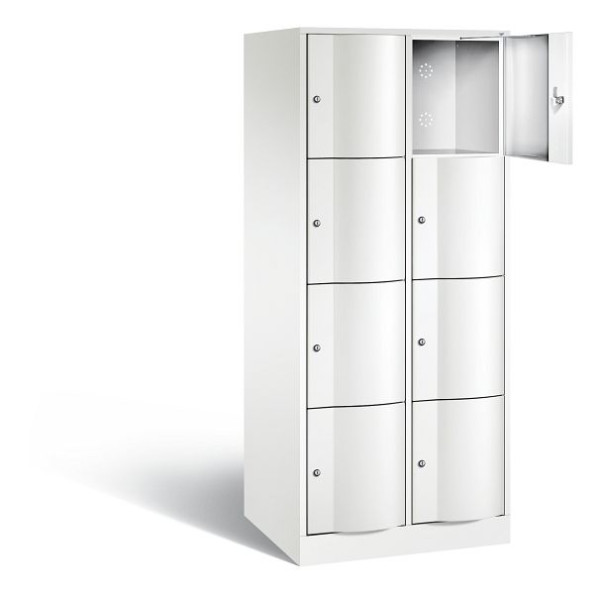 C+P XL lockerkast Resisto, H1950xB772xD640mm, kleur: verkeerswit, 8470-273 S10038