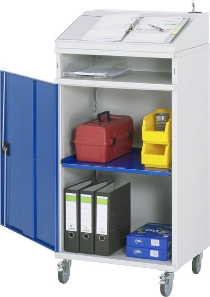 RAU zijkast sta bureau - model 01, B650 x D520 x H1235/1345 mm, 07-650-M01F.11