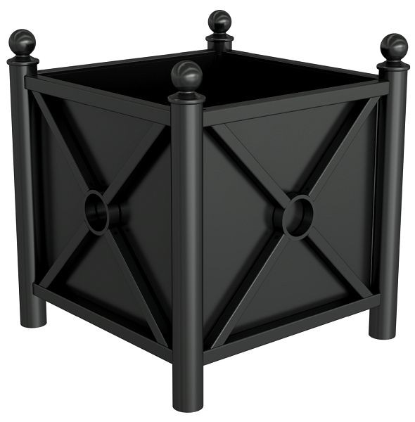 Schake plantenbak ronde buizen Ø 60 mm verticaal met kogelkop, 4025_10B