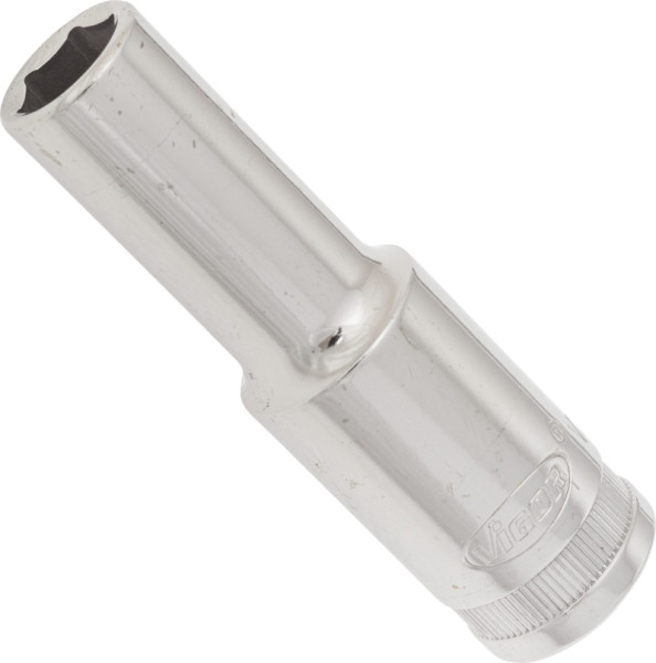 VIGOR dopsleutelinzet, lang, hol vierkant 12,5 mm (1/2 inch), buitenzeskantprofiel, 11 mm, V2580N
