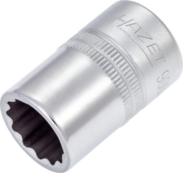 Hazet-dop, bi-hex, hol vierkant 12,5 mm (1/2"), buiten dubbel-hex tractieprofiel, 5/8", 900AZ-5/8