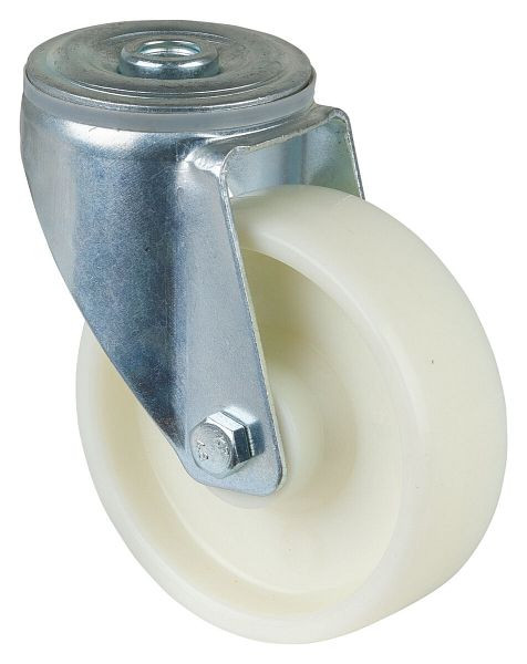 BS-rollen transportrol, wielbreedte 30 mm, wiel-Ø 100 mm, draagvermogen 125 kg, loopvlak/wiellichaam kunststof, rollager, VE = 4 stuks, L101.B10.100
