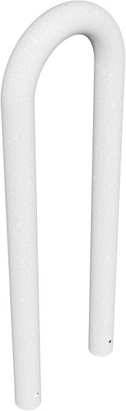 Schake universele beugel van staalbuis Ø 76 x 2,6 mm voor inzetting in beton, totale breedte: 400 mm, totale hoogte: 1000 mm, thermisch verzinkt, 477_04