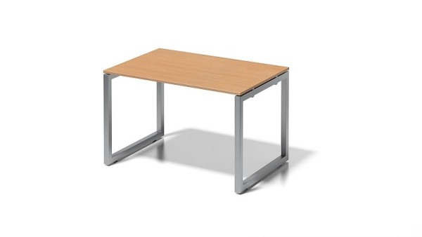 Bisley Cito bureau, 730 mm vaste hoogte O-frame, H 19 x B 1200 x D 800 mm, beuken/zilver, DOF1208BC355